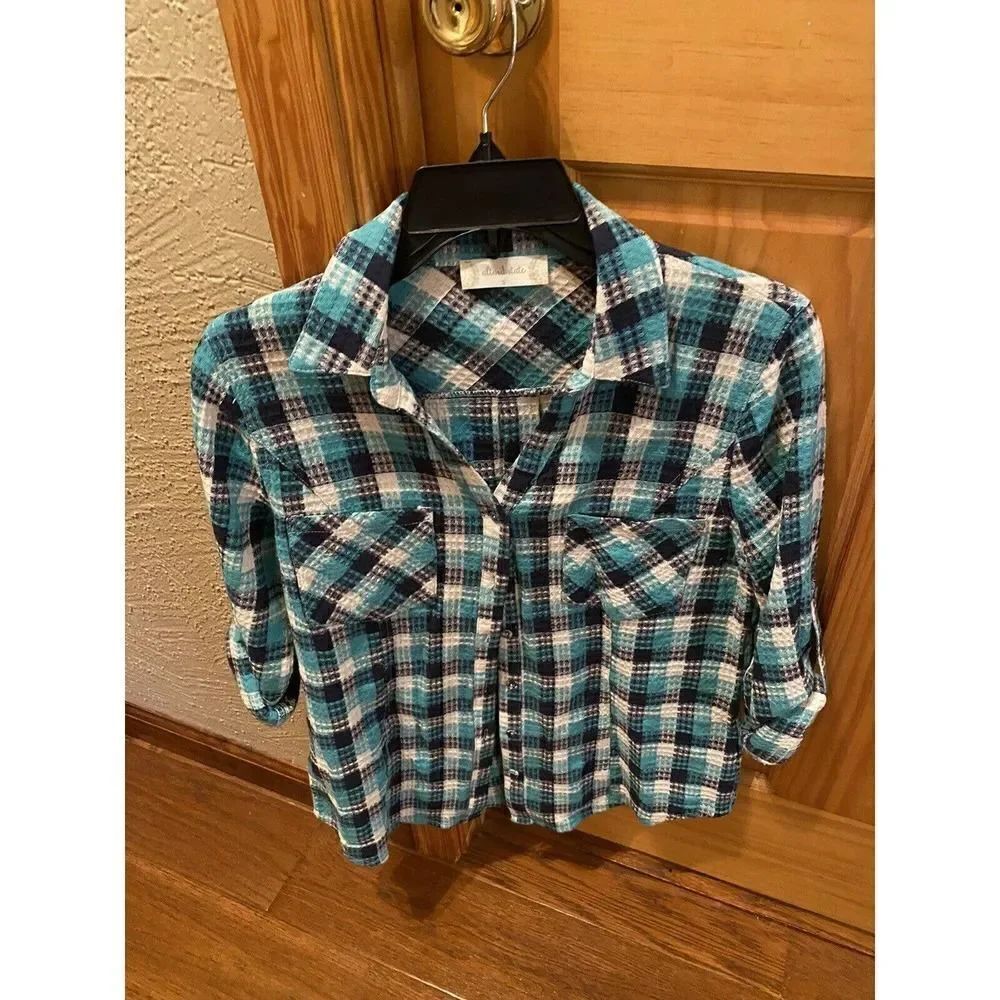 Altar’d state button up plaid size small
